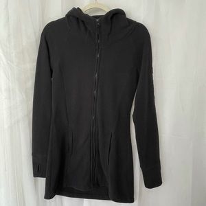 BENCH Long black Fleece jacket